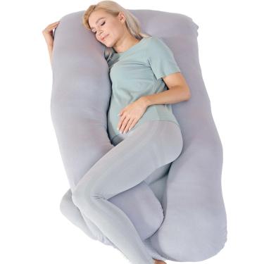 Imagem de Almofada de gravidez MISERRO Cooling Bamboo Rayon Cotton Grey