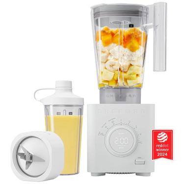 Imagem de Liquidificador de Bancada com Painel de LED, 5 Velocidades, Capacidade de 1,4L e Lâmina de Aço Inoxidável, 110V 1380W, Chefman, Branco 