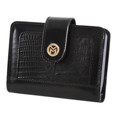 Imagem de Carteira Feminina Couro Legítimo Rg Espelho Mariart 101