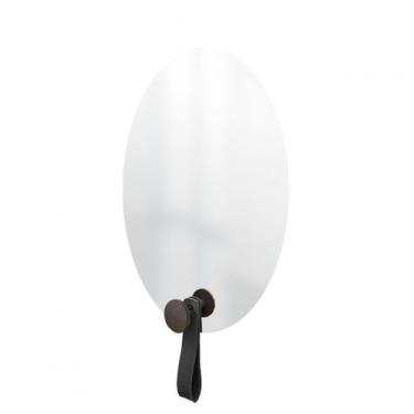 Imagem de Espelho Funcional Hook Corten Com material sintético Preto  60 X 40 Cm