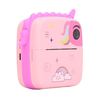 Imagem de Brinquedo de Câmera Digital para Crianças, Câmera Selfie Infantil Com Cabo de Carregamento para a Vida Diária (Rosa)