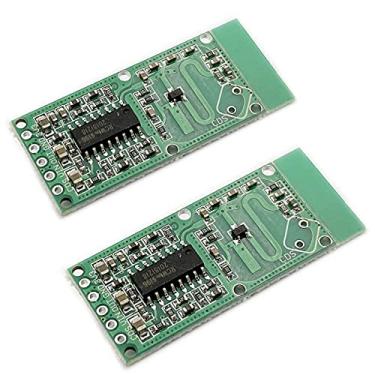 Imagem de Kiro&Seeu Sensor detector de movimento de radar Doppler de microondas RCWL-0516 Interruptor de placa de módulo compatível com Ar-duino Raspberry PI, detector de gato de rato humano (CWL-0516-MD-2P)