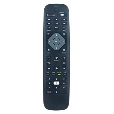 Imagem de URMT42JHG008 Substituição remota compatível com Philips Chromecast Built-in TV 5000 Series 43PFL5922/F7 50PFL5922/F7 55PFL5922/F7 65PFL5922/F7 65PFL5922 55PFL5922 50PFL5922 50PFL5922 43PFL5922