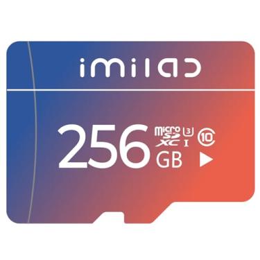 Imagem de IMILAB Cartão de memória microSDXC UHS-I, U3, A2, V30, Classe 10, cartão micro SD compatível com câmera de segurança IMILAB (256, GB)
