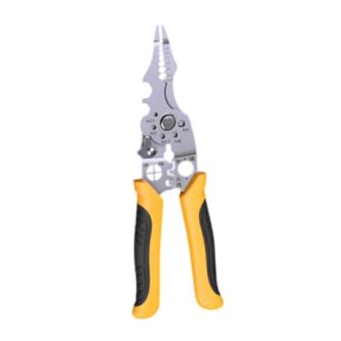 Imagem de Ｂｅｓｇａ Descascador de fio portátil profissional, eletricista, ferramenta multifuncional de fiação manual, enrolador de fio, ferramenta de descascamento, Amarelo