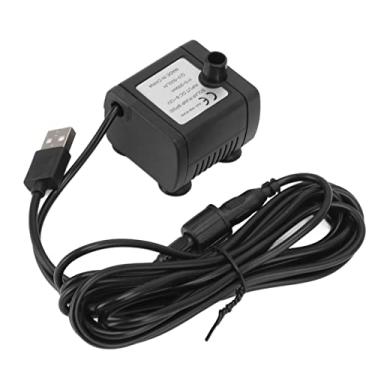 Imagem de Mini Bomba de água para Tanques de Peixes, Decoração Multiuso de Fonte Abs Com Tomada Usb Micro Paisagem para Paisagens Internas e Externas