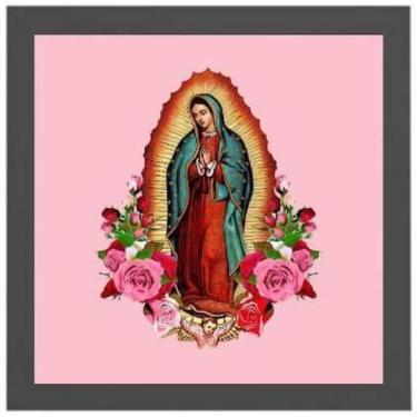 Imagem de Quadro Quadrado Nossa Senhora De Guadalupe 20X20Cm