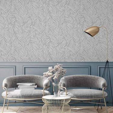 Imagem de Papel De Parede Lille Folhagem Prata 52509