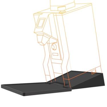 Imagem de CAFEMASY Suporte Inclinado Com Bandeja Compatível Com Moedor Eureka Mignon Base Angular Inclinada Durável E Bandeja Coletora Acessórios Para Moedor De Café Expresso Peças