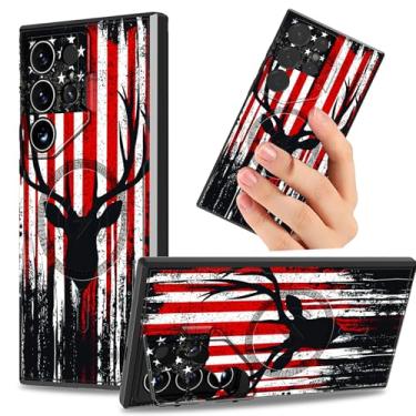 Imagem de Dikoer Capa de metal para Samsung Galaxy S25 Ultra 5G de 6,8 polegadas com capa para lente de câmera, suporte de câmera integrado, proteção à prova de choque, capa de telefone robusta [compatível com