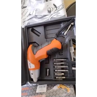 Imagem de Furadeira Elétrica Parafusadeira Sem Fio 220rpm 100V/240V com Kit Male