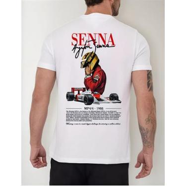 Imagem de Camiseta Formula 1 Corrida A S 4 1988 Estampada 100% Algodão - NoBrand
