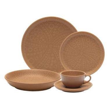 Imagem de Aparelho de Jantar e Chá 20 Peças Oxford Flat Estrela do Mar