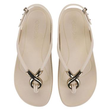 Imagem de Sandália Feminina Rasteira Musa Fashion Brilho Grendha