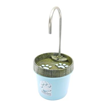 Imagem de Bebedouro tipo fonte para gatos hidracats azul bebe bivolt com filtro de carvão ativado