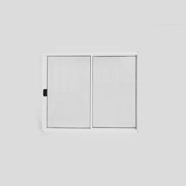Imagem de Janela de Alumínio de Correr 100x150cm 2 Folhas sem Grade Plus Lux Esquadrias