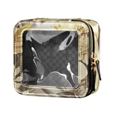 Imagem de Fitrendlovey Organizador de maquiagem portátil com grande claraboia bolsa de cosméticos espaçosa para amantes de viagens, T10, one size