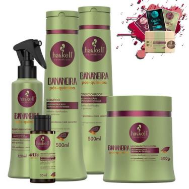 Imagem de Kit Haskell Bananeira Sh Cond Masc 500 Fluido Nectavita