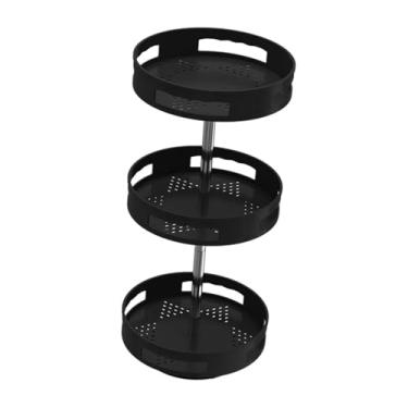 Imagem de Ｂｅｓｇａ Organizador de Susan preguiçoso Rack de especiarias rotativo 360 ° Acesso organizador de toca -toca, 3 Níveis