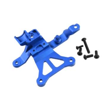 Imagem de menolana RC Direção de carro Bellcrank Support Upgrade Kit Metal Direcution Support Components Fácil de instalar Substituir 7746 por 1/5, Azul