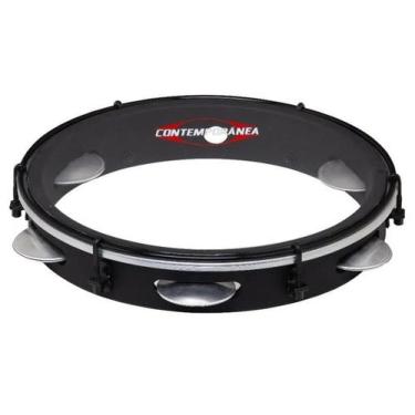 Imagem de Pandeiro 10" Contemporânea 82LBK - Nylon Light Transparente - Contempo