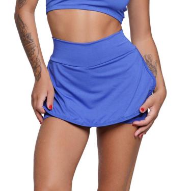 Imagem de Short Saia Feminino Vekyo – Cintura Alta, Curto e Tapa Bumbum para Academia e Treino-Feminino