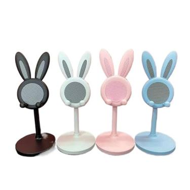 Imagem de Suporte de Celular suporte para tablets Mesa Orelha de Coelho Altura Ajustável Fofo Coelho Mesa Laptop