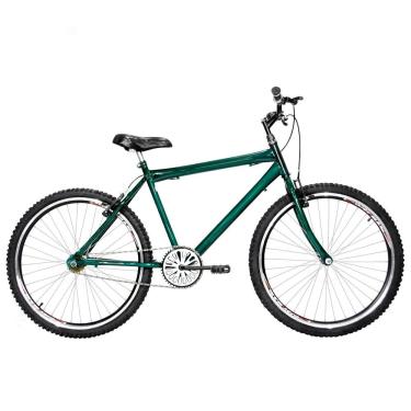 Imagem de Bicicleta Masculina Aro 26 Mtb Aero Cor Verde Escuro E Preta