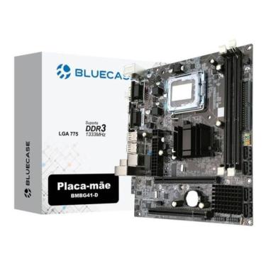 Imagem de Placa Mae 775 Bluecase Bmbg41 A2v S V R Ddr3 Oem Com Caixa P