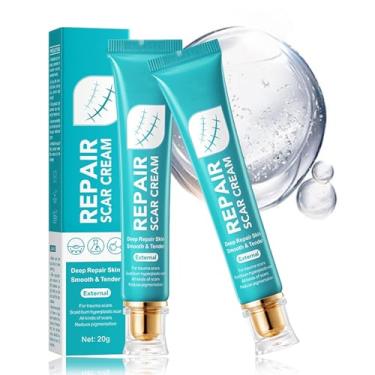 Imagem de EDVKLNG Creme Para Cicatrizes Homens E Mulheres, Reparador A Pele, Gel Removedor De Silicone Facial Advance Remover Cirúrgicas (2 Unidades)