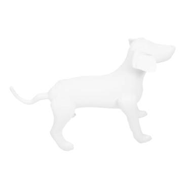 Imagem de Mobestech Expositor De Manequim Para Roupas Animais Estimação - Suporte Inflável Cachorro, Balcão Decoração Em Pvc, Branco