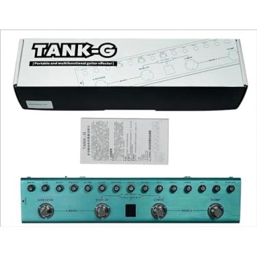 Imagem de M-VAVE Instrumentos musicais de brinquedo Kit Completo Guitarrista TANK-G: Bateria Recarregável 3000mAh, 8 Simuladores de Caixa, App CubeSuite, XLR Balanceado e Gravação OTG para Shows ao Vivo