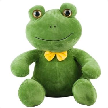 Imagem de Pelucia Antialérgico Infantil Decoracao Animais Silvestres (Sapinho Verde)