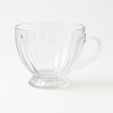 Imagem de Conjunto 6 Xícaras 200ml Chá Café Rainbow Cristal Luxuoso Vidro Transparente Itália