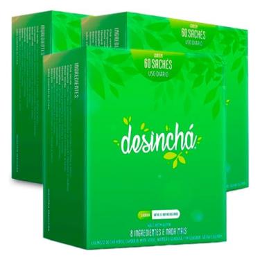 Imagem de Kit 3 Chá Desinchá Dia Suplemento 60un - Chá Verde