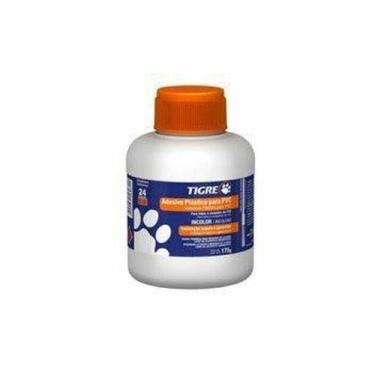 Imagem de  adesivo plástico incolor 850g frasco*  - tigre