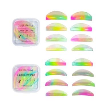 Imagem de Modelador De Cílios Reutilizável De Silicone 16Pcs PERMANIA Hastes Par