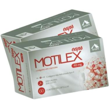 Imagem de Motilex kit c/2 cxs c/60 cápsulas cada - colágeno tipo 2 - APSEN