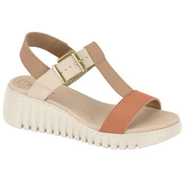 Imagem de Sandália Anabela Modare Ultra Conforto com Fivela