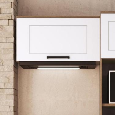 Imagem de Armário para Cozinha Aéreo Basculante Provençal Jequitiba/Branco - Móv