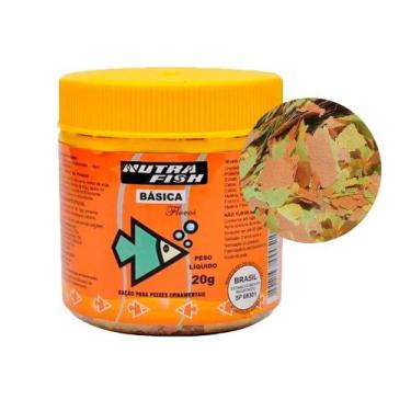 Imagem de Ração Nutrafish Basica Flocos 20g
