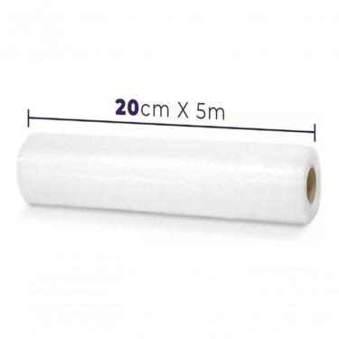 Imagem de 10 Bobinas Rolo De Saco Embalagem Seladora A Vácuo 20Cm X 5M