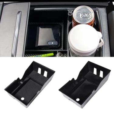 Imagem de Rack de armazenamento de carro suporte central frontal para console traseiro kit de corpo para acessórios de carro modelo 3 (modelo 3 estilo flocagem)