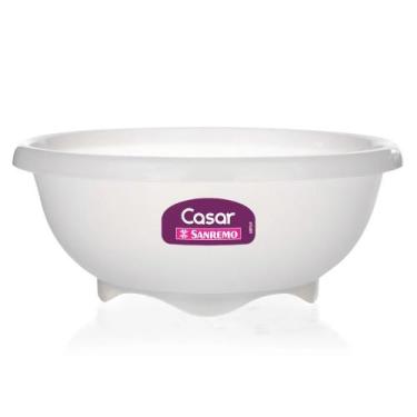 Imagem de Saladeira De Plástico 23 Litros Branco Sanremo