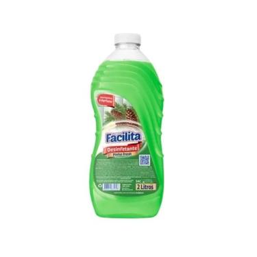 Imagem de Desinfetante Facilita Audax Pinho Fresh 2L  Limpeza com Ação Bacterici
