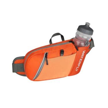 Imagem de WATERFLY Pochete de cintura: suporte de garrafa de água para caminhadas com alça para mulheres e homens, bolsas de quadril de hidratação para corrida, caminhada, viagem - laranja