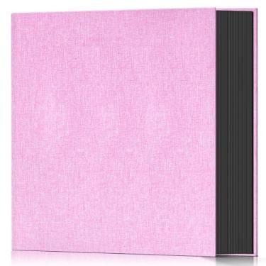 Imagem de popotop Álbum De Fotos 4X6 Com 1000 Bolsos Para Presentes Casamento, Álbuns Capa Dura Linho, Aniversário Família, Férias Bebê