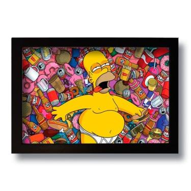 Imagem de Quadro Decorativo Homer Simpson Beer 33x43 Cm