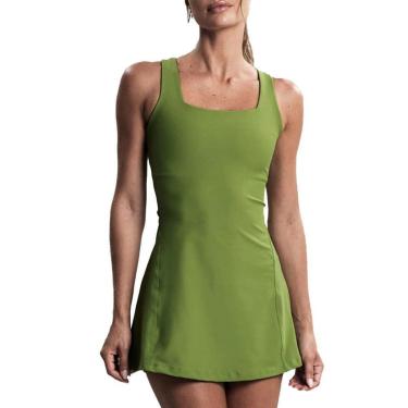 Imagem de Vestido Feminino Vivame com Shorts Blade Verde Médio - 3170E-Feminino