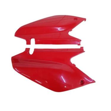 Imagem de Par Tampa Lateral Esquerda Tornado Xr 250 01 A 05 Vermelha - Honda